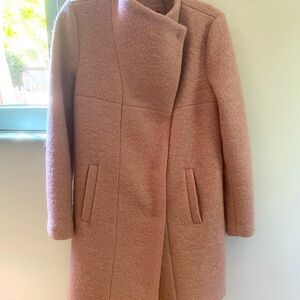 Kenneth Cole Boiled Wool Small Pink/Beige Coat